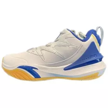 Anta Speed Decision 5 низкие баскетбольные кроссовки мужские белые синие 112141605-3 45