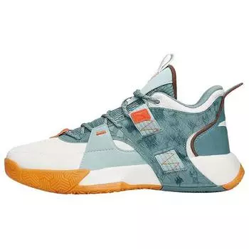 Anta Speedy 2-го поколения ткань синтетическая кожа нескользящая износостойкая легкая средняя верхняя ретро баскетбольная обувь мужские кроссовки 112141606-1 43
