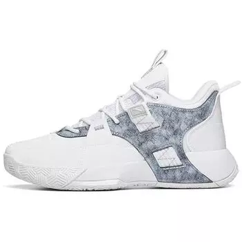 Anta Speedy 2 Retro Basketball Shoes Men Sneakers White Gray 112141606-5 44.5