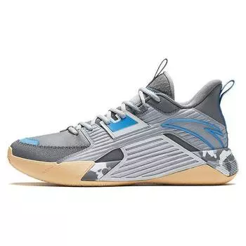 Anta Speedy 3 удобные универсальные прочные баскетбольные кроссовки среднего размера мужские серые 112341604-4 44