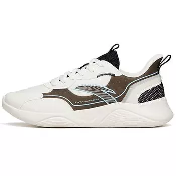 Anta Спортивные кроссовки для бега с нескользящей подошвой, дышащие, с низким верхом, мужские кроссовки, белые, черные, синие 912135561-3 43