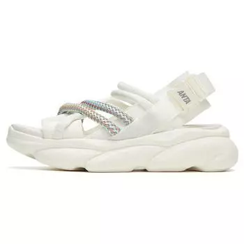 Anta Спортивные сандалии серии Lifestyle женские сандалии белые синие 922326965-2 36.5