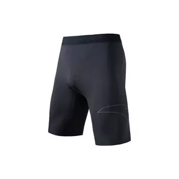 Anta Спортивные шорты с логотипом Slim Fit Five-Point, мужские шорты, черные 152325303-1 XXXL