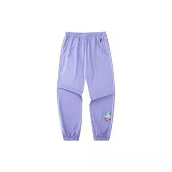 Anta Спортивные штаны с манжетами и логотипом, женские плавки, цвет Ice-Crystal-фиолетовый 962228516-2 XL