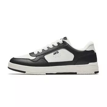 Anta Sports Casual Non-Slip Wear-Resistant Breathable Low-Top Skate Shoes Men sneaker White Black 912518008-5 41