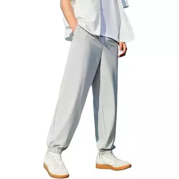 Anta Sports Lifestyle Series Solid Color Mid-Rise Comfortable Breathable Versatile Jogger Knit Pants Men Bottoms Mud-Lime 952528303-4 3XL