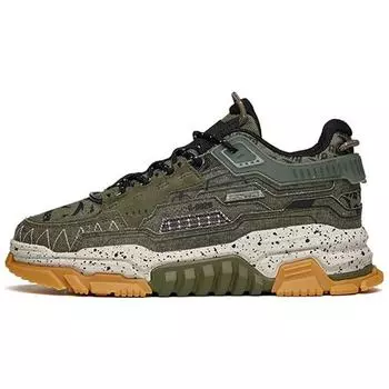Anta Spy Shadow Trendy Thick Sole Low Top Sneakers Men Sneakers Green Black 912218026-2 39