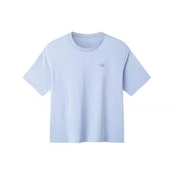 Anta SS22 Футболка с круглым вырезом и принтом логотипа для женщин, топы, синяя 162227126-2 XS