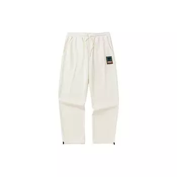Anta SS22 Однотонные трикотажные спортивные брюки женские низы облачно-белый 962238743-5 XXL