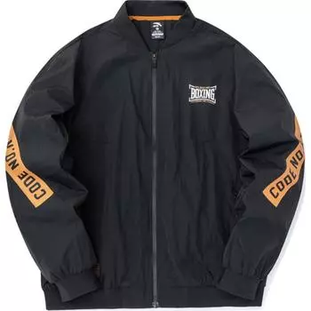 Anta Stand Collar Pattern Letter Jacket Men Jacket Basic-Black 152237601 L