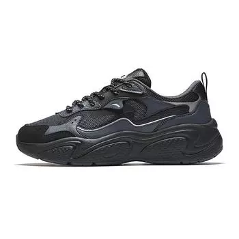 Anta Star Comfortable Fashion Sports Non-Slip Wear-Resistant Breathable Low-Top Dad Shoes Men sneaker Black Gray 912518806-5 40