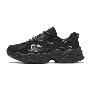 Anta Star Light 2 Удобные дышащие амортизирующие прочные низкие повседневные туфли женские кроссовки черные серебристые 922438837-4 35.5