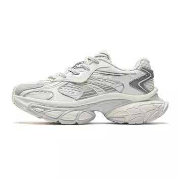 Anta Star Moon 1.0 Retro Comfortable Non-Slip Breathable Low-Top Dad Shoes Men sneaker Silver 912418880-6 42.5