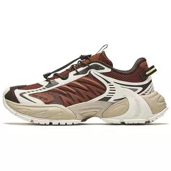 Anta Star Moon 2 удобные универсальные нескользящие износостойкие низкие папины туфли мужские кроссовки коричневые белые 912438811-7 39