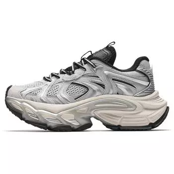 Anta Star Moon 3 Sports Casual Non-Slip Wear-Resistant Low-Top Dad Shoes Women sneaker Gray Silver 922518891-2 37.5