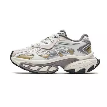Anta Star Moon Thick Sole Versatile Trendy Non-Slip Wear-Resistant Low-Top Dad Shoes Women sneaker White Silver 922418880-6 39
