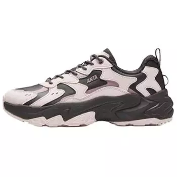 Anta Star Sea 2.0 Fashion Versatile Trendy Wear Resistant Breathable Lightweight Low Top Dad Shoes Women sneaker Black Pink 922538839-6 36