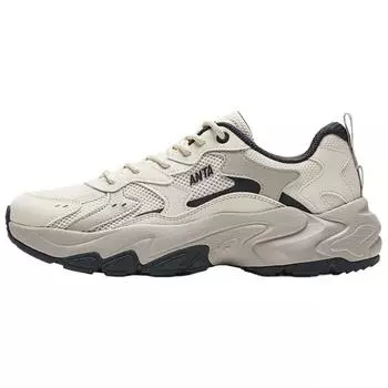 Anta Star Sea 2.0 Fashion Versatile Non-Slip Breathable Wrap Low-Top Dad Shoes Men sneaker White Gray 912538839-3