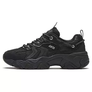 Anta Star Sea Fabric Synthetic Leather Soft Sole Comfortable Non-Slip Wear-Resistant Lightweight Increased Height Low-Top Dad Shoes 922348839-5 36