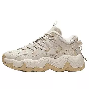 Anta Starry Comfort Plush Non-Slip Warm Mid-Top Casual Shoes Men Casual Shoes Brown 912448902-1 39