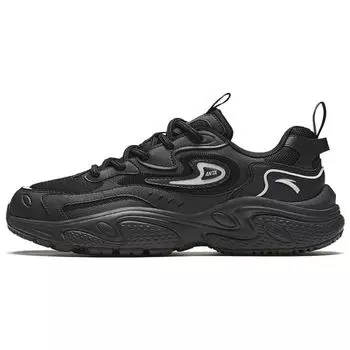 Anta Starry Comfortable Versatile Non-Slip Wear-Resistant Low-Top Dad Shoes Men sneaker Black 912348836-5 43