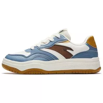 Anta Street Fun 2 Casual Lightweight High-Top Sneakers Men Sneakers White Blue Brown 912518077-9 42