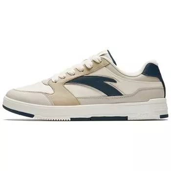 Anta Street Fun Sports Casual Height Increasing Wear Resistant Lightweight Non Slip Low Top Skate Shoes Men Sneakers Light-Blue 912518007-3 40