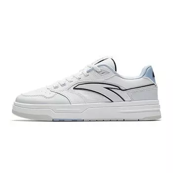 Anta Street Play LT 3 Simple Versatile Non-Slip Wear-Resistant Low-Top Skate Shoes Women sneaker White Gray Blue 122538051-2 36.5