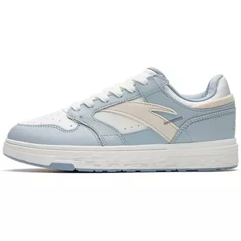 Anta Street Style Fabric Synthetic Leather Casual Slip Resistant Durable Lightweight Low Top Skate Shoes Men Sneakers Blue White 112238066-7 40