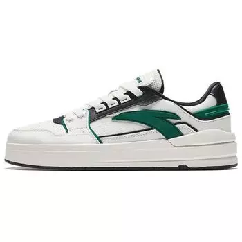 Anta Street Wan Lite нескользящие амортизирующие низкие кроссовки для скейтбординга мужские кроссовки черные белые зеленые 112338071-2 43