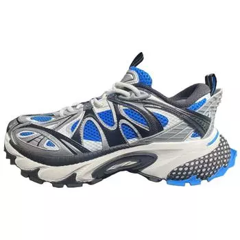 Anta Sv Zigzag Comfortable Functional Retro Slip Resistant Wear Resistant Low Top Dad Shoes Men sneaker Blue Silver Black 112538807VS-3 42