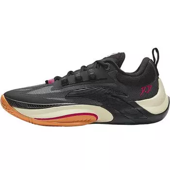 Anta Synthetic Leather Mesh Instneous Generation Garden Professional Training Competition Basketball Shoes Men Sneakers Black Brown A12441103-4 40