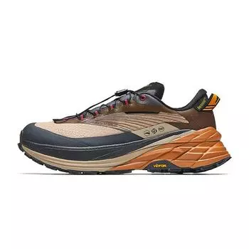 Anta Taihang 2 Comfortable Shock Absorption Non-Slip Wear-Resistant Low-Top Running Shoes Men sneaker Brown Gray 112445593-1 40