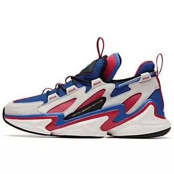Anta Thick Sole Casual Dad Shoes Women Sneakers Blue Gray Red 11948887-3 41