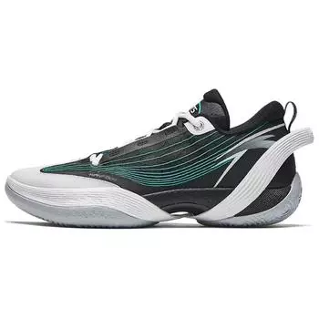 Anta Three Points Rain 1st Generation V2 Cement Nemesis Nitrogen Technology Midsole Shock Absorption Non-Slip Low-Top Basketball Shoes 912421102S-4 40