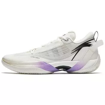 Anta Three Points Rain 1st Generation V2 Cement Nemesis Nitrogen Technology Midsole Shock Absorption Non-Slip Low-Top Basketball Shoes 912421102S-3 40