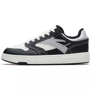 Anta Толстая подошва повседневные нескользящие износостойкие низкие кроссовки для скейтбординга женские кроссовки черный белый серый 122238066-9 36