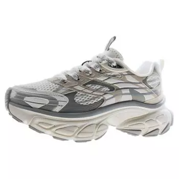 Anta Толстая подошва универсальные нескользящие износостойкие низкие повседневные туфли женские кроссовки белые серые 122418897-1 39