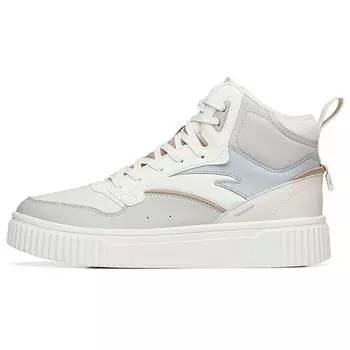 Anta Толстая подошва высокие кроссовки мужские кроссовки белые серые 912248015-2 40