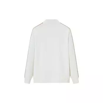 Anta Толстовка флисовая на молнии с полосатым логотипом Training Series, женская, цвет слоновой кости 962347710-3 S