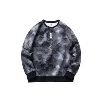 Anta Толстовка с капюшоном All Over Print, мужская толстовка с капюшоном, черная 152211733-2 S