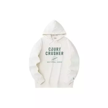 Anta Толстовка с капюшоном из флиса с надписью Basketball Series Letter, белая, унисекс 972341713-1 XXL