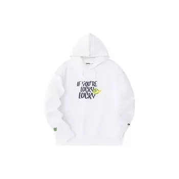 Anta Толстовка с капюшоном Lifestyle Series Lettered, флисовая толстовка унисекс, цвет Paper-White 172348702-1 S