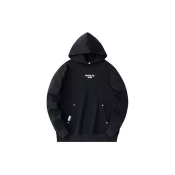 Anta Толстовка с капюшоном Lifestyle Series с принтом в виде букв, женская, базовая, черная 162418725-5 S