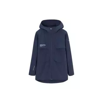 Anta Толстовка с капюшоном на молнии с логотипом Training Series, мужская куртка темно-синего цвета 952317611-2 XXXL