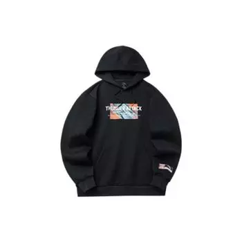 Anta Толстовка с капюшоном Training Series Printed Letter, мужская, черная 152217707-3 3XL