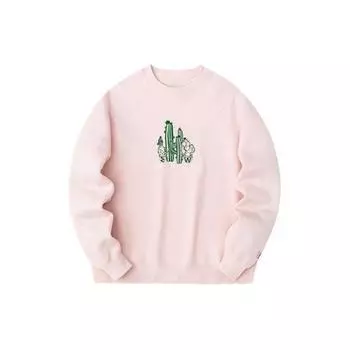 Anta Толстовка с круглым вырезом и длинным рукавом для активного отдыха, унисекс, цвет «розовый туман» 172428701-3 L