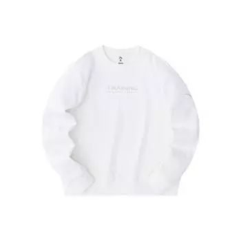 Anta Толстовка с круглым вырезом Training Series Letter, женская, цвет Paper-White 162347720-1 XL