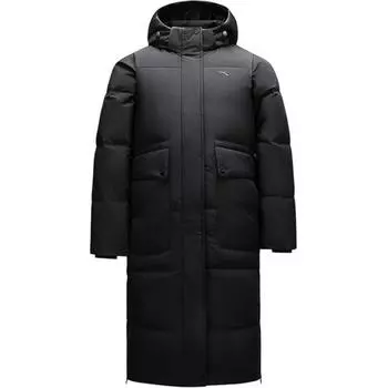 Anta Training Series Casual Loose Warm Down Jacket Women Outerwear Basic-Black 162518903-2 S