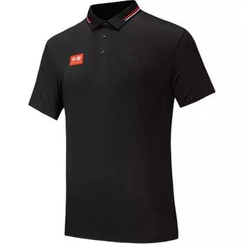 Anta Training Series Color Block Soft Comfortable Breathable Versatile Short Sleeve Polo Shirt Men tops 152527139-3 M
